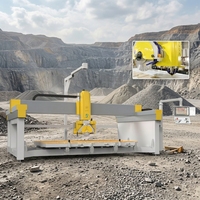 Machine de découpe de pierre CNC TITAN 5+ axes, scie à pont 5 axes pour comptoirs en granit, marbre et quartz