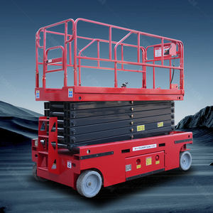 Plateforme élévatrice à ciseaux hydraulique autopropulsée électrique mobile professionnelle, tables élévatrices alimentées par batterie - Product Image 3