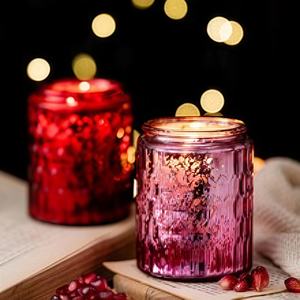 Bougies parfumées en verre pour aromathérapie, bougie parfumée de luxe personnalisée OEM, boîte cadeau pour la décoration intérieure - Product Image 1