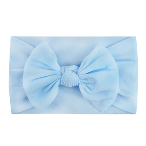 Nhà Máy Bán Buôn Nylon Cô Gái Tóc Ban Nhạc Mềm Đàn Hồi Bé Headband Với Tóc <span class=keywords><strong>Bow</strong></span> Cho Trẻ Em - Product Image 6
