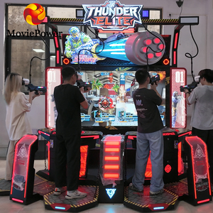Machine de jeu d'arcade de réalité virtuelle 9D MoviePower, simulateur de tir VR pour 4 joueurs, machine de jeu de tir d'arcade à monnayeur - Product Image 2