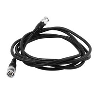 Câble d'extension BNC vers BNC mâle Q9 de 2 m (6,5 pi), connecteur de câble vidéo CCTV BNC de 1 m, ligne de raccordement BNC terminée