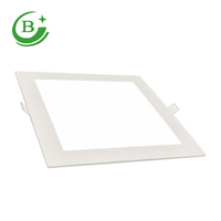 Plafonnier LED carré encastré 24W, AC85 - 265V, pour bureau, maison, hôtel, intérieur