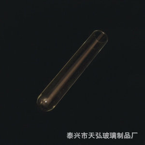 Tube à essai Tianhong, diamètre 10, 12, 15, 18 mm, longueur 100 mm, fond rond, bouche plate, verrerie de laboratoire - Product Image 2