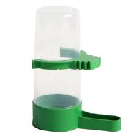 Accessoires de boîte d'élevage d'oiseaux Bouteilles d'eau en plastique pour perroquets de compagnie Mangeoire d'eau potable pour oiseaux et dispositif d'arrosage Utilisation pour la nourriture