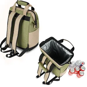 Factory Custom Insulated Cooler Lunch Bag Eco-friendly Outdoor Camping Picnic Backpack