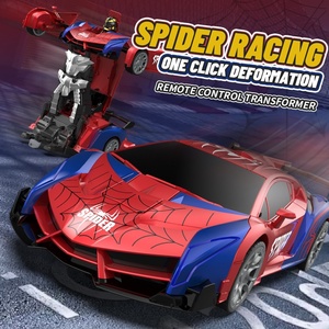 MILI Auto Giocattolo Trasformabile a Sei Canali 2.4G, Scala 1:18, Telecomando, Trasformazione Spider, Auto <span class=keywords><strong>Robot</strong></span> per Bambini - Product Image 6