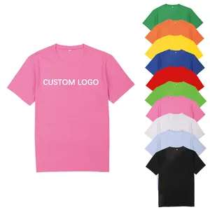 Stylish Custom Printing Whole Sale Unisex T Shirts Men's Summer Casual Sports Plain Short Sleeve Quick Dry T-Shirts