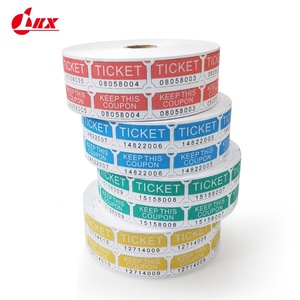 2000 Sets 1X2inch Yellow Single Roll Consecutively Numbered - Product Image 3