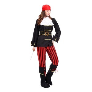 Costume de <span class=keywords><strong>pirate</strong></span> pour femme adulte, nouvelle arrivée <span class=keywords><strong>2024</strong></span>, fête d'Halloween, Caraïbes, CARR-033 - Product Image 4