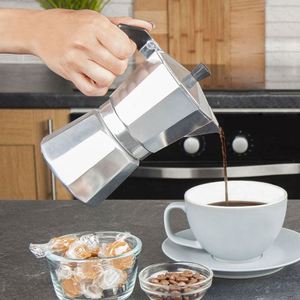Cafetière Moka Expresso de Bureau Superfit Écologique de Haute Qualité, Logo Personnalisé, Capacité 9 Personnes, Design Minimaliste, en Plastique - Product Image 6