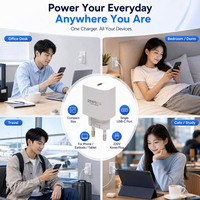 Chargeur de téléphone portable à charge rapide GaN 25W Type C PD, certifié KC 220, avec logo laser gratuit, vente en gros, produit phare en Corée