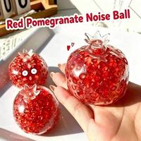 Jouet Squishy Grenade Rouge - Balle Anti-Stress Faite Main DIY - Mini Jouet en Caoutchouc Emballé Individuellement - Bestseller Transfrontalier