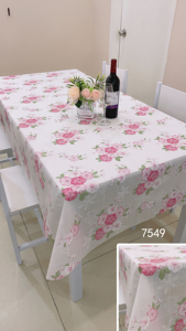 Easeful hoa dệt Eva trong suốt Khăn trải bàn cuộn nhựa chịu nước bảng bìa với bảo vệ tuyệt vời - Product Image 6