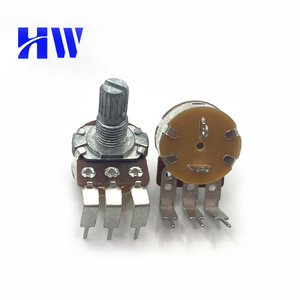 DB-16KS-<span class=keywords><strong>8</strong></span> 16mm Single Gang <span class=keywords><strong>Potentiometer</strong></span> Resistência Ajustável 1K-1M <span class=keywords><strong>Ohm</strong></span> com interruptor para Ajuste e Escurecimento Resistor - Product Image 2