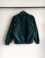 Blouson bomber coupe-vent unisexe en velours côtelé personnalisé, pliable, avec doublure vintage, OEM pour homme, design utilitaire extérieur, fermeture éclair unique