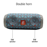 Altavoces TG117, Altavoz Inalámbrico BT con Subwoofer Portátil a Prueba de Agua para Deportes al Aire Libre