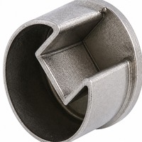 Embout rond en acier inoxydable pour rampe d'escalier ou de balcon