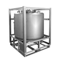 Réservoir fourre-tout en acier inoxydable de stockage de liquide de chloroforme chimique de 550 gallons avec l'approbation de l'ONU