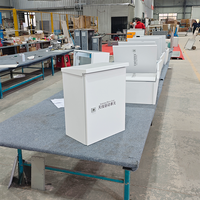 Boîte de distribution électrique murale L HMB IP66 étanche à la pluie avec couvercle supérieur 220A 380V Verrouillage manuel