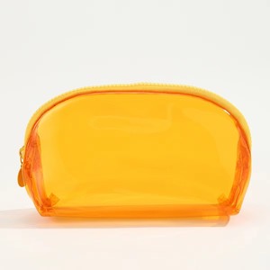 Pochette de maquillage personnalisée avec logo, en PVC transparent, imperméable, lavable, avec fermeture éclair - Product Image 4
