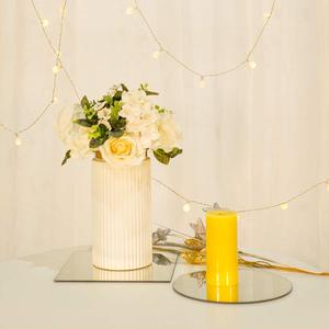 Espejo vela bandeja/<span class=keywords><strong>plato</strong></span> <span class=keywords><strong>para</strong></span> la boda de fiesta y decoración conjunto de 12 - Product Image 4