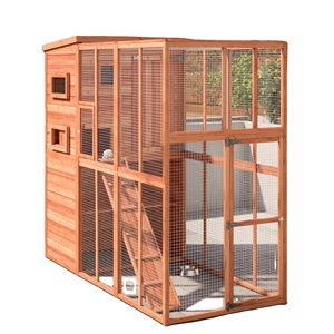 Оптовая продажа, Экологически чистая роскошная вилла, деревянный продукт, большой домашний уличный домик для животных, кошачий домик - Product Image 2