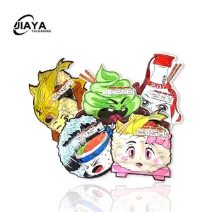 Custom Digital Print Die Cut Irregular Special Shaped Plastic Ziplock Mylar Packs 3.5g Bags