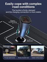LDNIO C3 60W USB Chargeur rapide de voiture 6A Type C PD Dual Port Fast Charging Phone Car Socket Adapter Bulk Order Discounts Best Price