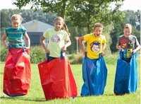 Mieten Rent grand costume de kangourou sac de saut sacs de pommes de terre combinaison amusante château gonflable pour les activités de Springzakken Zeskamp