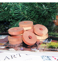 Cheap Price Wooden Natural Red Cedar Ring hang on a Coat Hanger and Prevent Moths Maturally