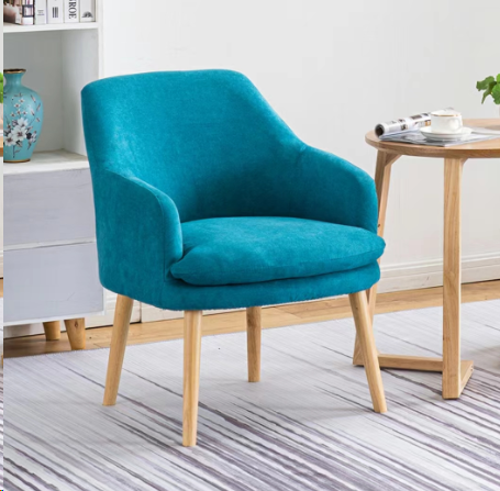 Одноместный стул JZD в скандинавском стиле, односпальное кресло из массива дерева для отдыха в спальне, Маленькое кресло для семьи знаменитостей, стул для отдыха на балконе, 2022