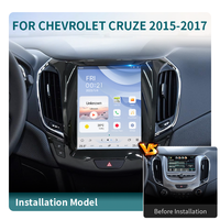Tesla Style 9.7 pouces écran tactile vertical Android autoradio voiture lecteur multimédia Navigation pour Chevrolet Cruze 2015 2016 2017