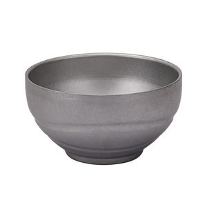 Bol à double paroi en acier inoxydable 304, bol isolé pour riz et soupe, plat de cuisson pour le camping en plein air, couleur unie X5415 - Product Image 4