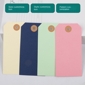 Tùy chỉnh thân thiện với môi treo thẻ cho quần áo giày Hàng may mặc làm bằng bìa cứng Manila giấy kraft dập nổi lỗ trống tùy chỉnh cho - Product Image 2