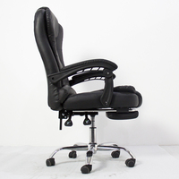 Chaise de bureau à pédale en ruban noir, chaise de direction, vente en gros directe d'usine, chaise de bureau confortable et bon marché, fer moderne XIYI