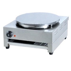 Machine électrique électrique pour faire des crêpes et des crêpes au gaz, simple et double, en acier inoxydable, matériau énergétique moulé - Product Image 1