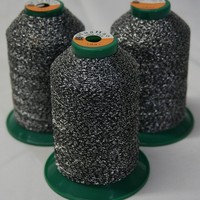Yeni ürün 6ply altın ve gümüş ipek muti-ipliklerini nakış ipliği Diy metalik iplik iplik el zanaat aksesuarları için