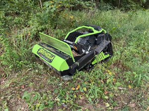 Our Life in Trees VTY900H Flail Mower Hot Selling Zero Turn Lawn Gasoline LONCIN 764 Grass Weeding VTY900h 900mm Cutting Width E - Product Image 4