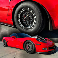Jantes beadlock forgées de 15 pouces, 17 pouces, 18 pouces pour course de dragster, compatibles Corvette C5 C6 C7 C8 Z06 Z07 ZR1, Camaro, Mustang Série 2