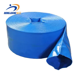 Manufacture PU PVC Flexible Layflat Inflatable Tube Hose Agriculture Irrigation Pvc Layflat Hose