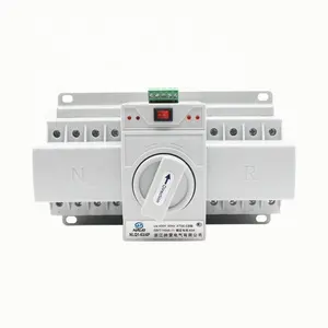 Interruptor de transferência automática, 4p 63a mini/gerador automático/manual de alteração do interruptor 380/400v de alimentação dupla