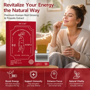 Bandes orales WXW Ginseng <span class=keywords><strong>Propolis</strong></span> – Compléments nutritionnels sous forme de film mince pour stimuler l'endurance physique - Product Image 1