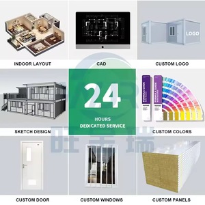 Système de maison conteneur préfabriquée et démontable pour écoles, centres commerciaux, chambres et salons – <span class=keywords><strong>Logement</strong></span> temporaire avec garantie de plus de 5 ans - Product Image 5