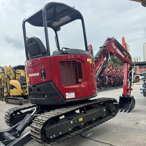 Excavatrice hydraulique d'occasion Yanmar Vio33-7, moteur d'origine, chenilles en caoutchouc, certifiée CE EPA, micro-excavatrice d'occasion à vendre - Product Image 1