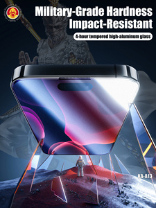 Protector de Pantalla de Vidrio Templado Mate HD para <span class=keywords><strong>iPhone</strong></span> 11/<span class=keywords><strong>12</strong></span>/<span class=keywords><strong>13</strong></span>/14/16 <span class=keywords><strong>Pro</strong></span>/17 <span class=keywords><strong>Pro</strong></span> Max, Antideslumbrante, Protección Contra Caídas, para Juegos - Product Image 4