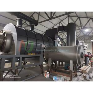 Carbonisateur de Bois continu cho sử dụng thương mại công nghệ tiên tiến cho nhiệt phân sinh khối để sửa đổi đất than sinh học - Product Image 2