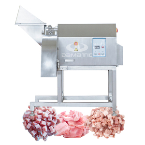 Industrial 2000 KG Per Hour Pet Food Frozen Meat <strong>Cube</strong> Dicer Cutter <strong>Machine</strong> - Product Image 1