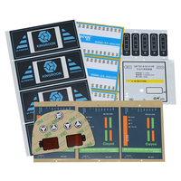 Autocollant personnalisé en PVC givré 3M, imprimé, auto-adhésif, pour plaque signalétique, bouton, étiquette d'avertissement, étanche