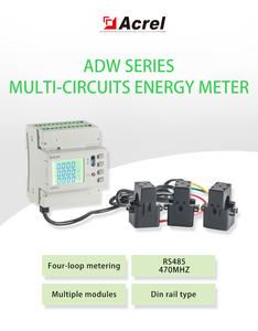 Acrel เครื่องวัดพลังงาน ADW210-D16-4S 4วงจร<span class=keywords><strong>3</strong></span>เฟสหลายช่องทาง100A/20mA CTS <span class=keywords><strong>IOT</strong></span> มิเตอร์วัดพลังงานสำหรับตรวจสอบพลังงาน - Product Image 2